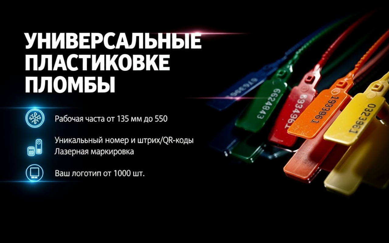 Универсальные пластиковые пломбы
